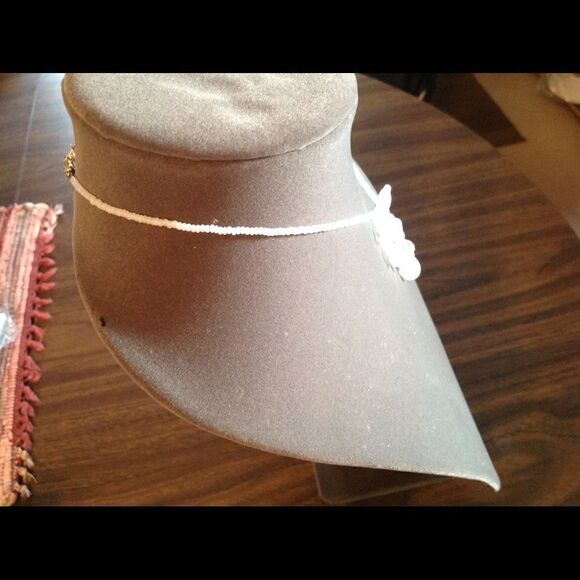 QVC Glass beaded necklace with flower - Picture 5 of 6